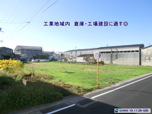 売地 兵庫県たつの市 更地　倉庫・工場建設用地に 駐車スペース付